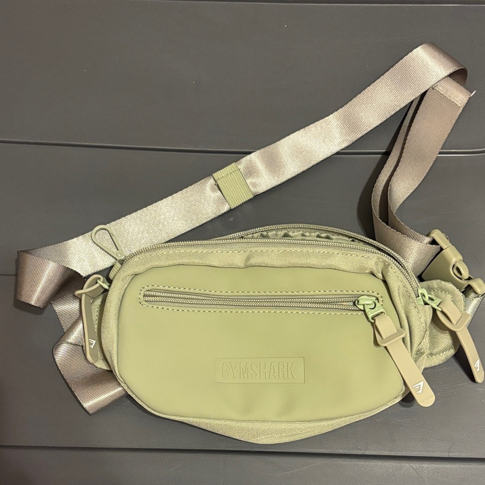 Gymshark Green Waist Pack with Adjustable Strap